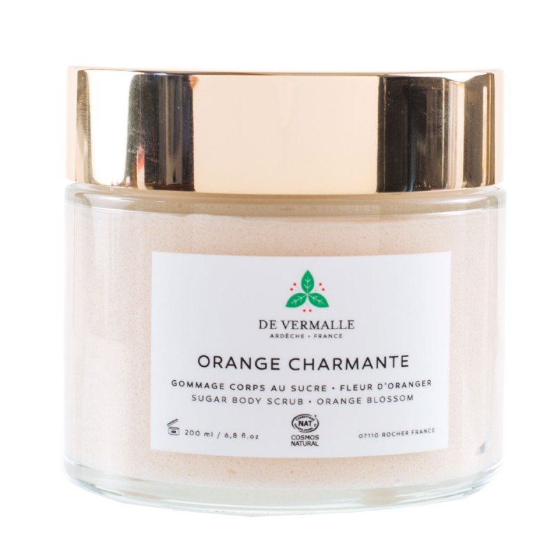 Orange & Neroli Sugar Body Scrub certified organic